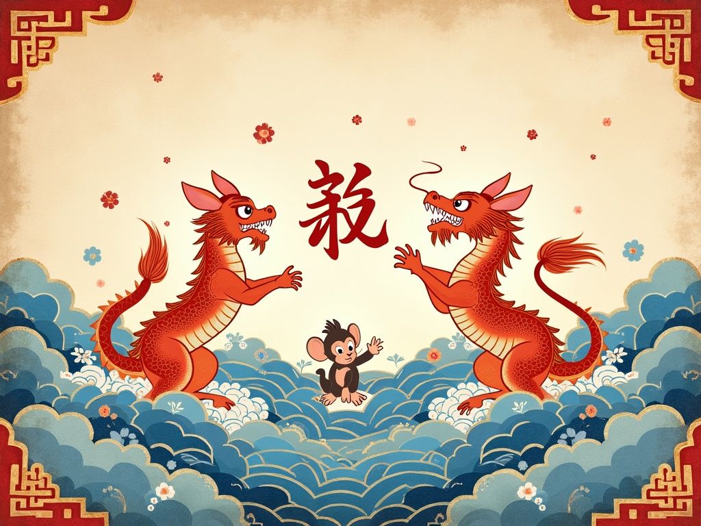 最佳婚配生肖示意图