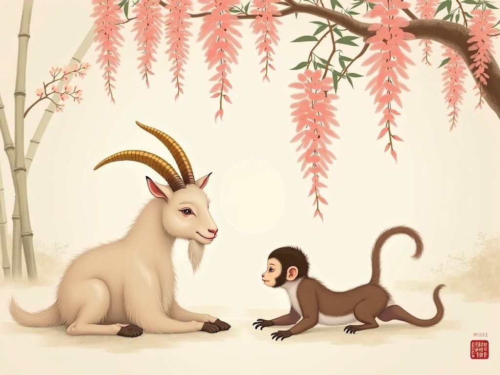 属羊和属猴配对详解 平和关系的婚姻经营之道