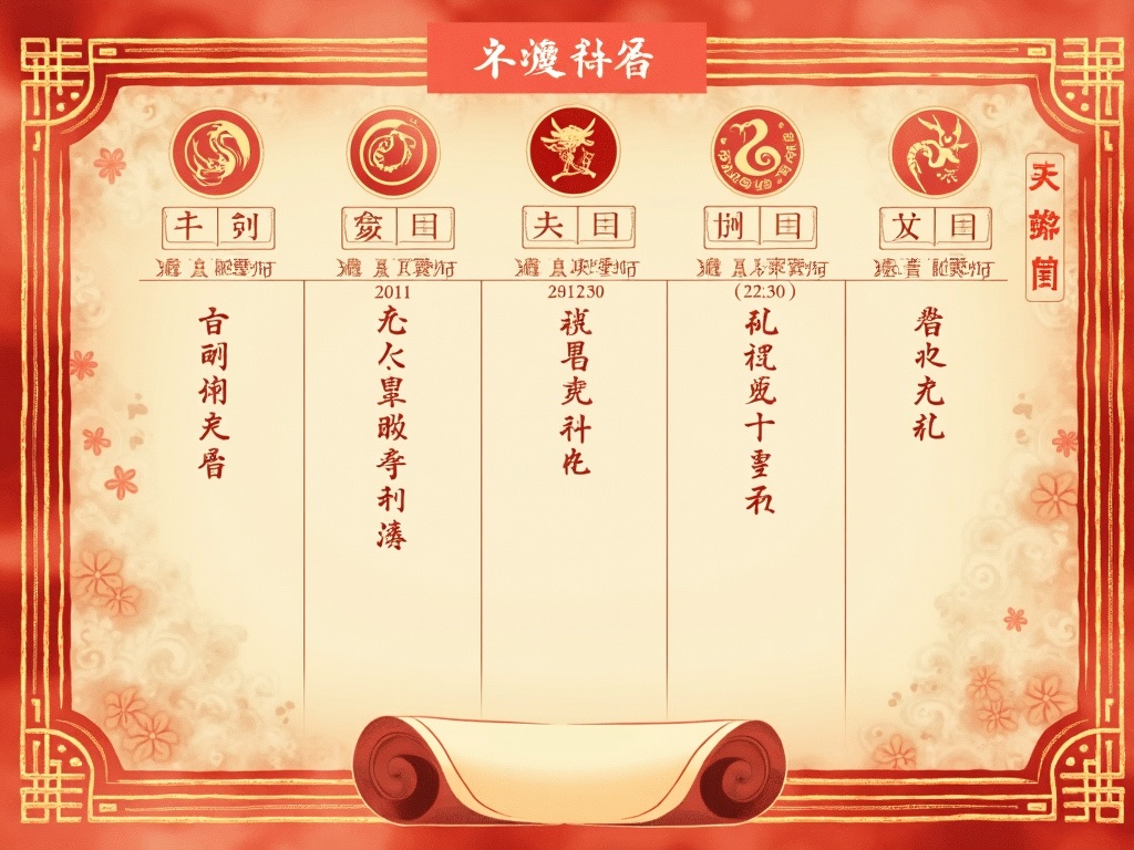 最佳婚配生肖示意图