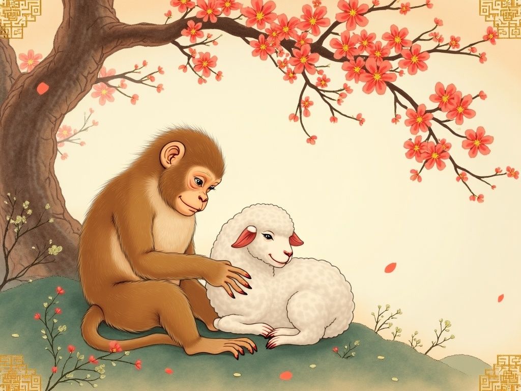 属猴和属羊配对详解 平和关系下婚配能否长久?