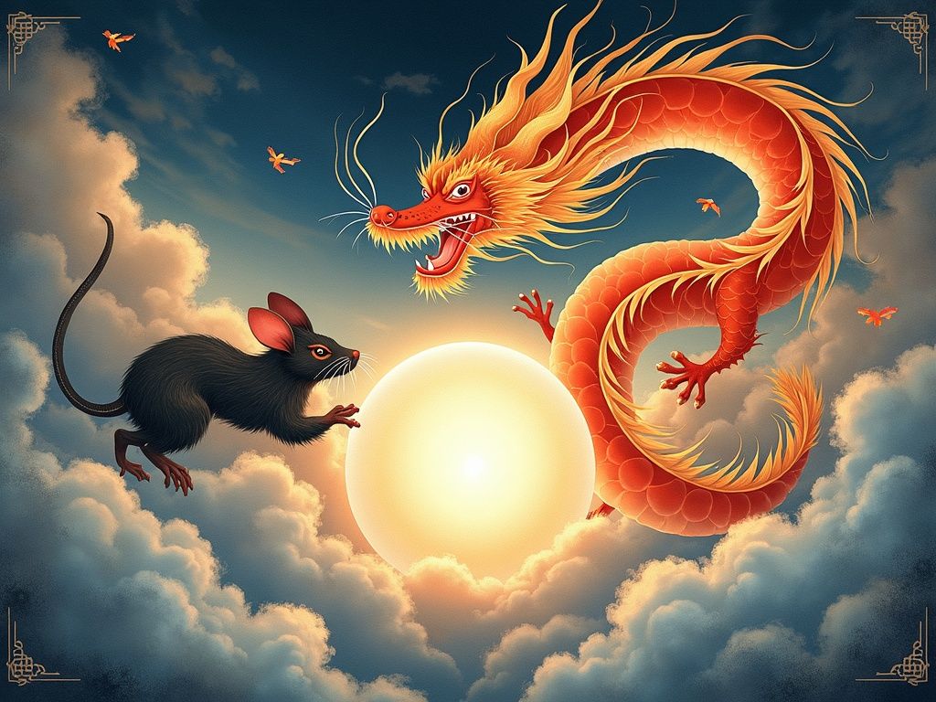 属鼠和属龙配对详解 三合局带来的天作之合与婚姻运