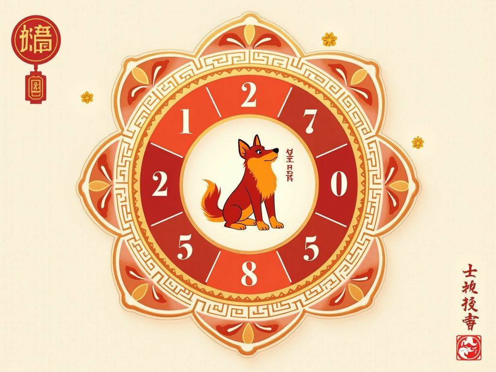 幸运数字与吉时示意图