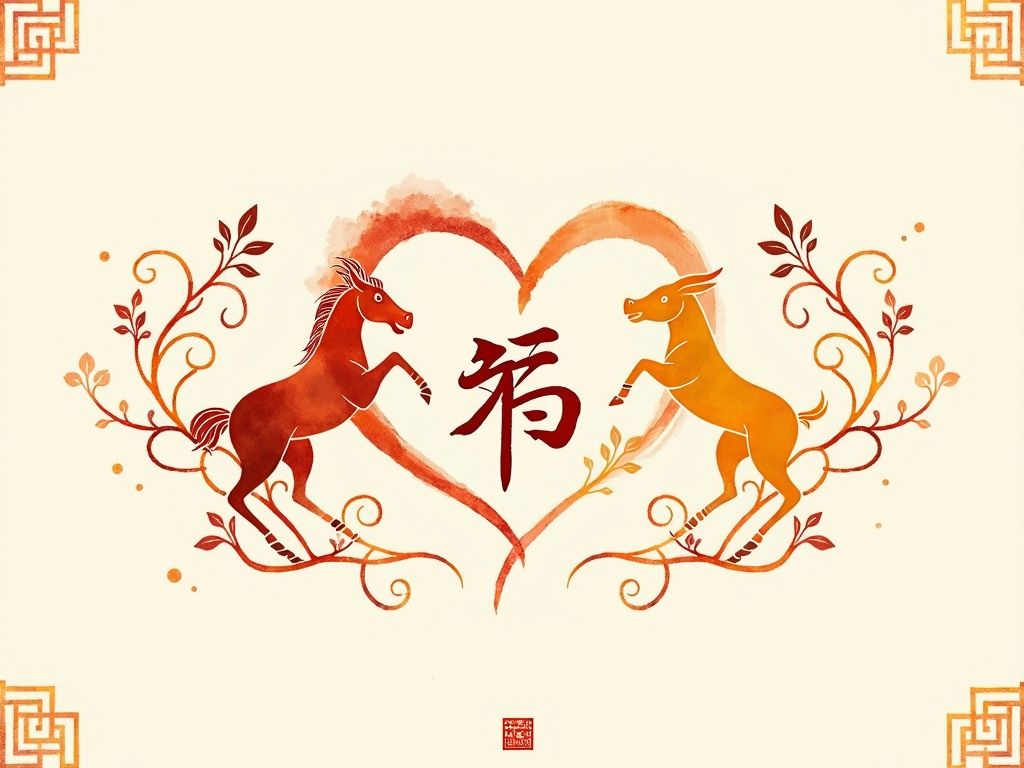 最佳婚配生肖示意图