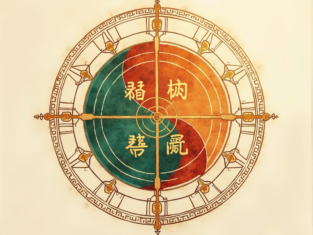 守护方位与开运风水示意图