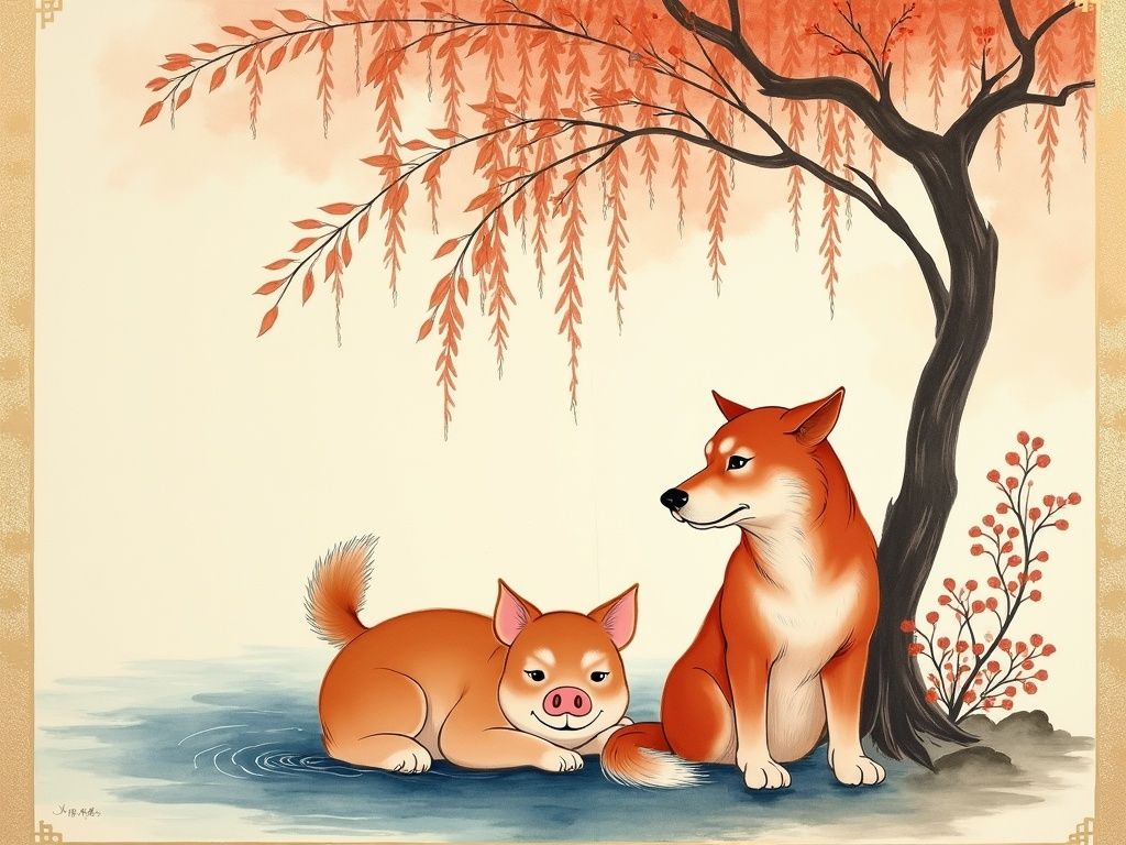 属狗和属猪配对详解 平和关系如何经营与开运
