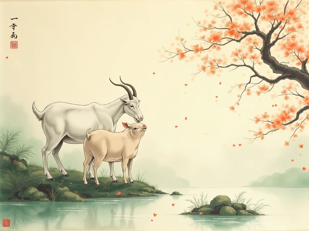属羊和属猪配对全解析 三合之缘的婚姻指南