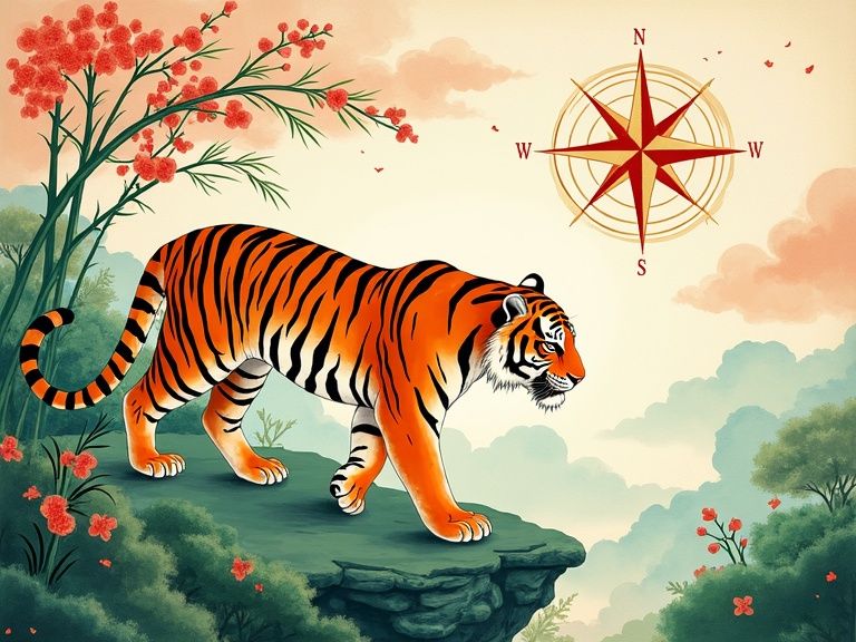 属虎的守护方位在东北_家居风水开运详解与布局指南