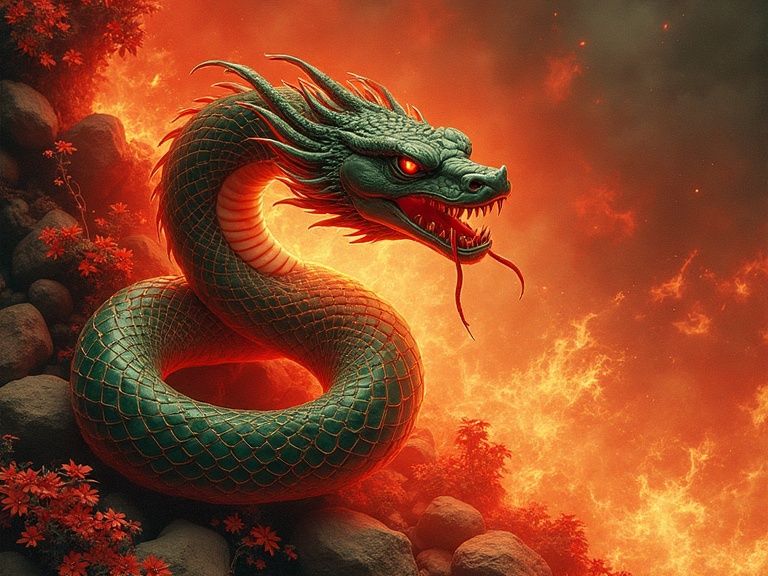 属蛇性格特点详解_巳火五行特征与处世智慧全解析