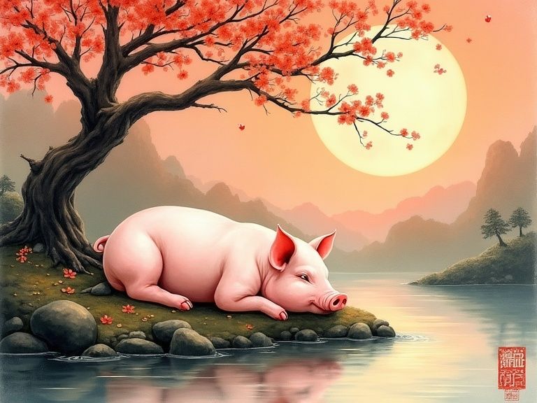 属猪的人性格特点详解_优点缺点全面分析与五行改善